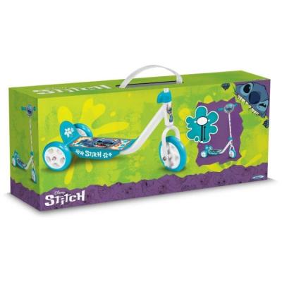 Trottinette 3 Roues Disney Stitch - Ajustable et Antidérapante