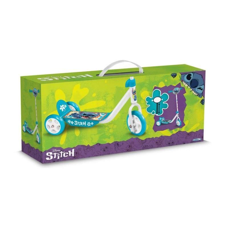 Trottinette 3 Roues Disney Stitch - Ajustable et Antidérapante
