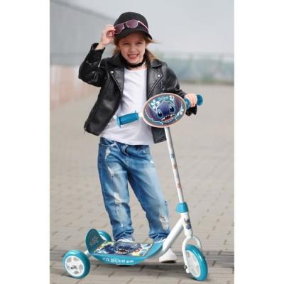 Trottinette 3 Roues Disney Stitch - Ajustable et Antidérapante