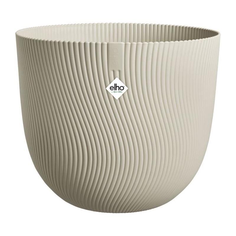 Pot de fleurs ELHO Sereh Rond 40 Beige Ø39xH33 cm - 100% recyclé