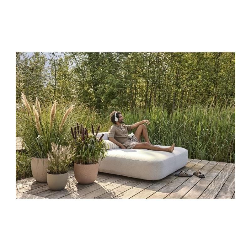 Pot de fleurs ELHO Sereh Rond 40 Beige Ø39xH33 cm - 100% recyclé