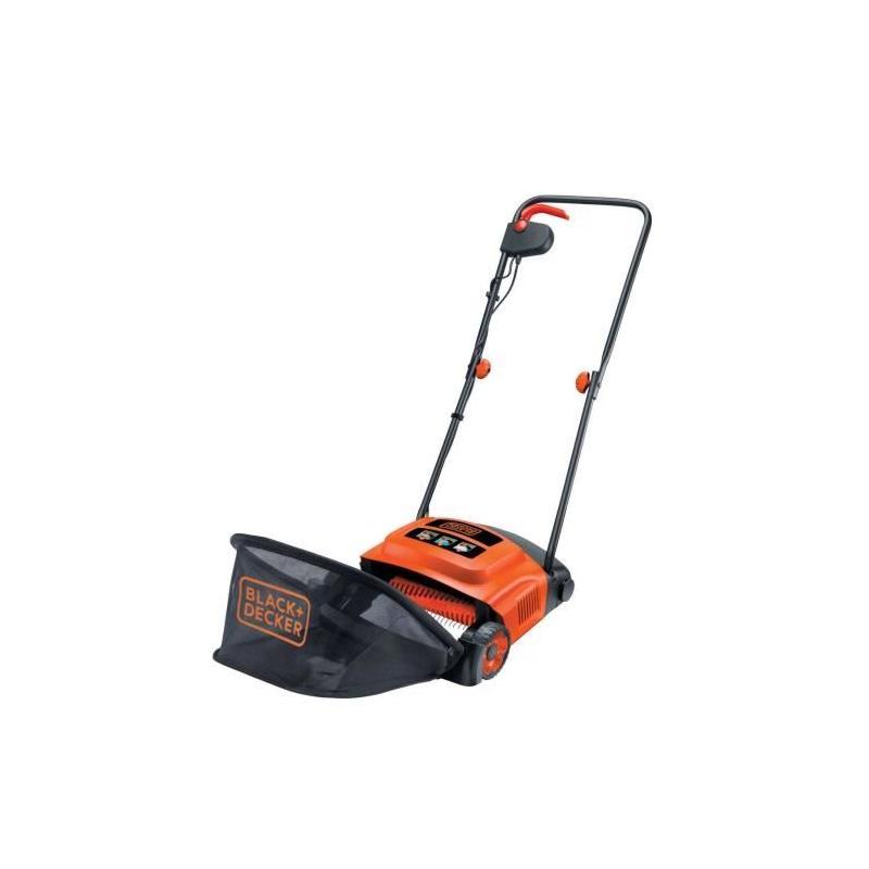 Aérateur Démousseur BLACK+DECKER 600W GD300-QS pour Pelouse sans Mousse