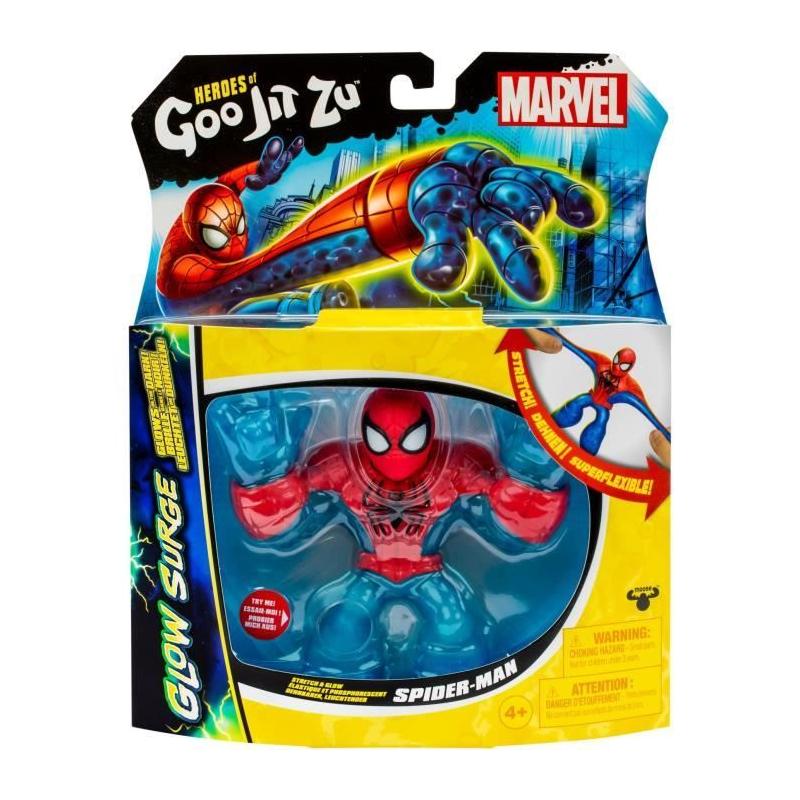 Figurine lumineuse Spiderman Glow Surge 11cm - Héros extensible - MARVEL