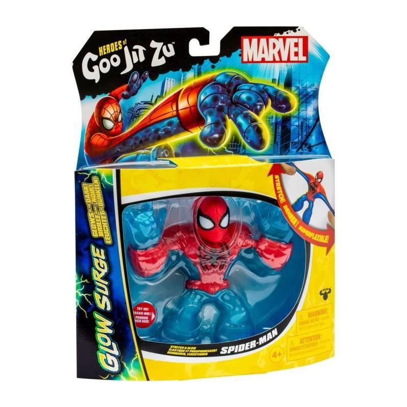 Figurine lumineuse Spiderman Glow Surge 11cm - Héros extensible - MARVEL