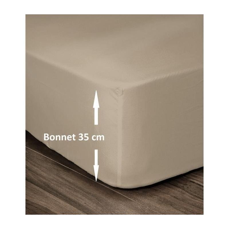 Drap Housse 100% Coton 140x190cm - Qualité et Confort