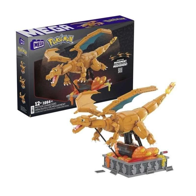 Construisez le MEGA-Pokémon-Dracaufeu en Mouvement dès Maintenant!