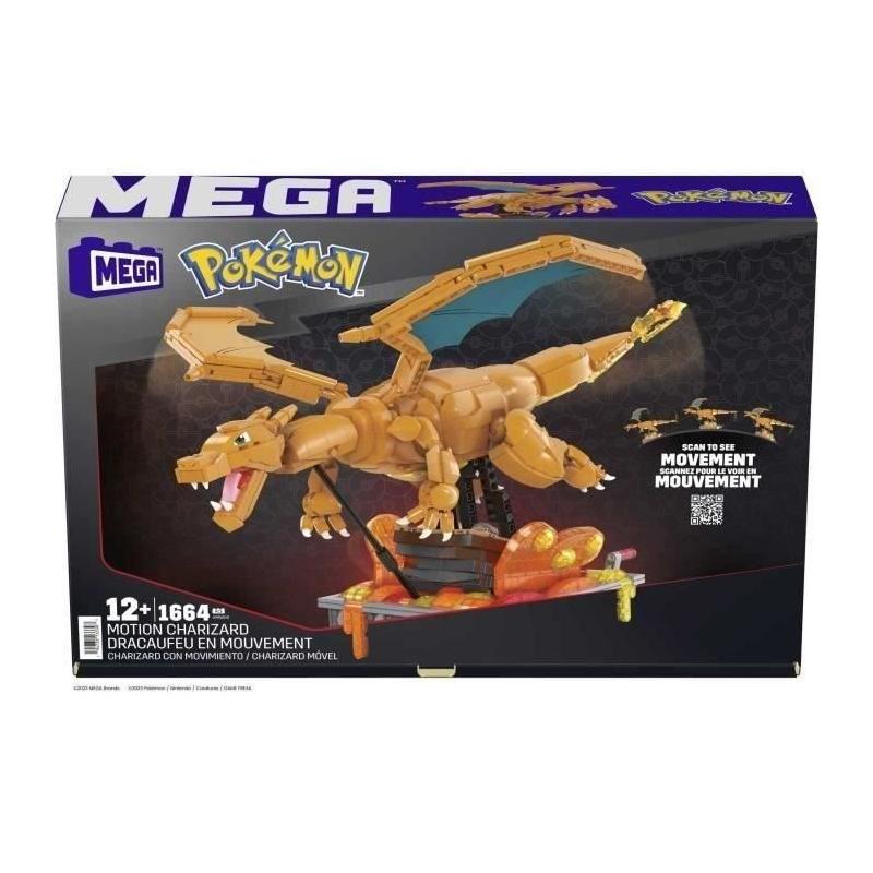 Construisez le MEGA-Pokémon-Dracaufeu en Mouvement dès Maintenant!