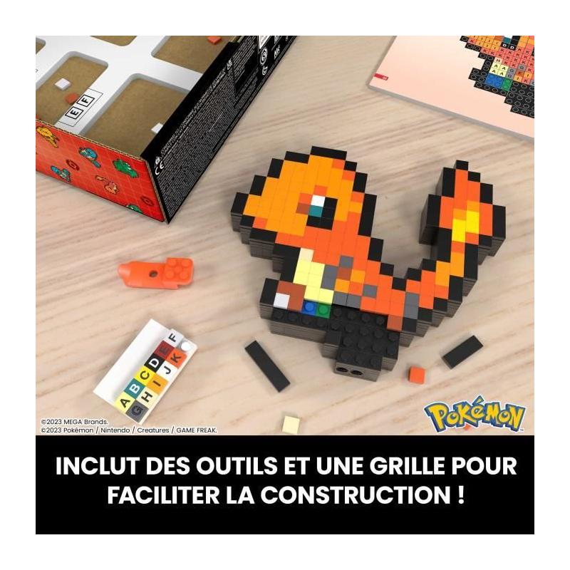 Ensemble construction r?tro 349 pi?ces MEGA-Pok?mon-Salam?che