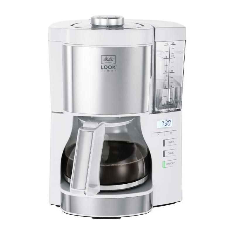 Cafetière filtre Melitta Look V Timer 1025-07 - 1,25L - 10 tasses