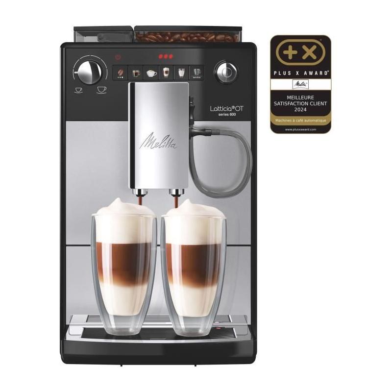 Machine à café automatique Melitta Latticia OT F300-101 Argent - Pratique et élégante
