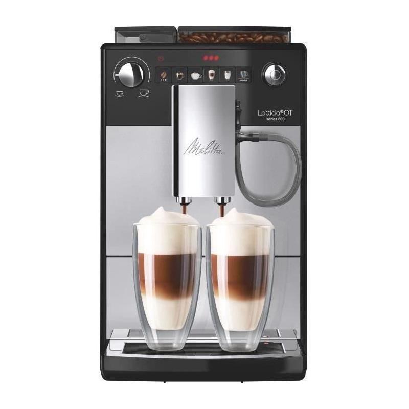 Machine à café automatique Melitta Latticia OT F300-101 Argent - Pratique et élégante