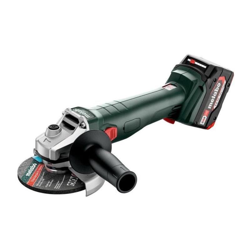 Meuleuse d'angle sans fil METABO W 18 L 9-125 - 18V - MetaBOX 165L