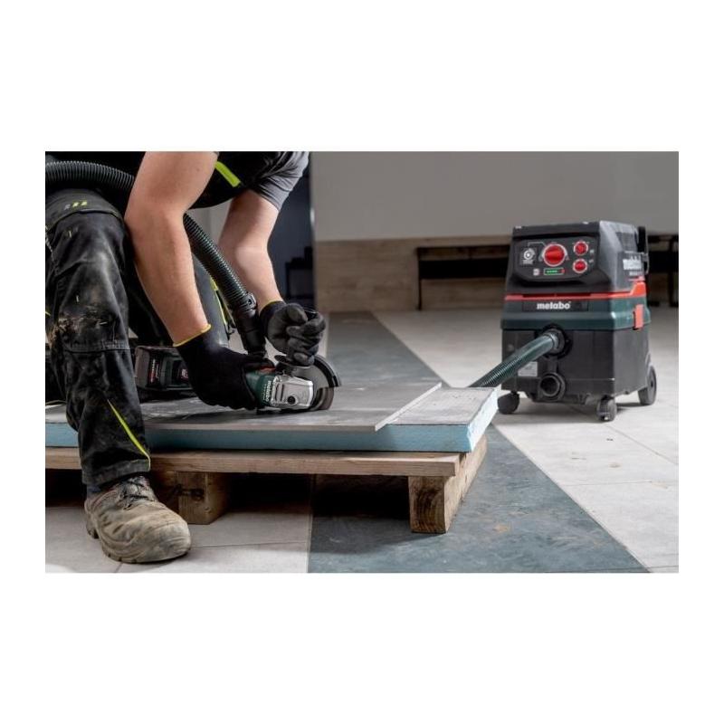 Meuleuse d'angle sans fil METABO W 18 L 9-125 - 18V - MetaBOX 165L