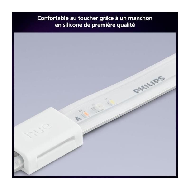 Kit de base ruban LED Philips Hue - Lightstrip 5m - Lumière blanche et couleur