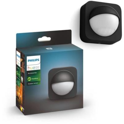 Détecteur mouvement extérieur Philips Hue - Noir - 160°