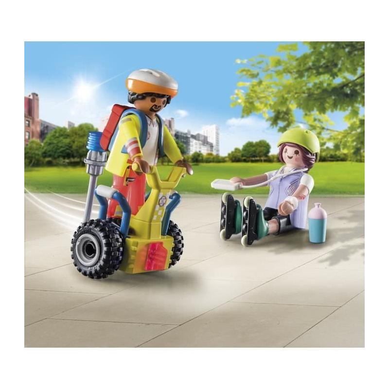 Secouriste avec gyropode PLAYMOBIL 71257 - Idéal pour les petits dès 4 ans