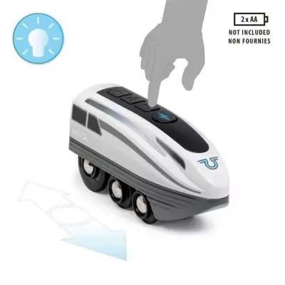 Train électrique Brio - Locomotive à piles super rapide (26x10x6 cm)