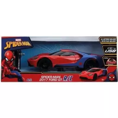 Voiture Ford GT Spiderman radiocommandée 1/16 - Simba Dickie Group, 39x16x16 cm
