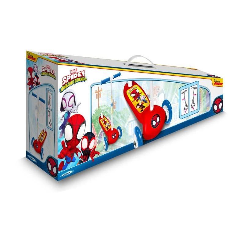 STAMP - Trottinette 3 roues Spidey pour enfants