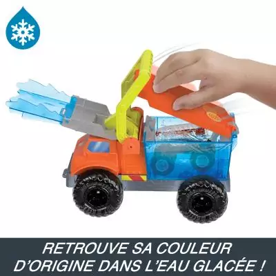 Hot Wheels Monster Trucks – COFFRET ARENA SMASHERS COLOR SHIFTERS VÉHICULE DE SECOURS 5 ALARM