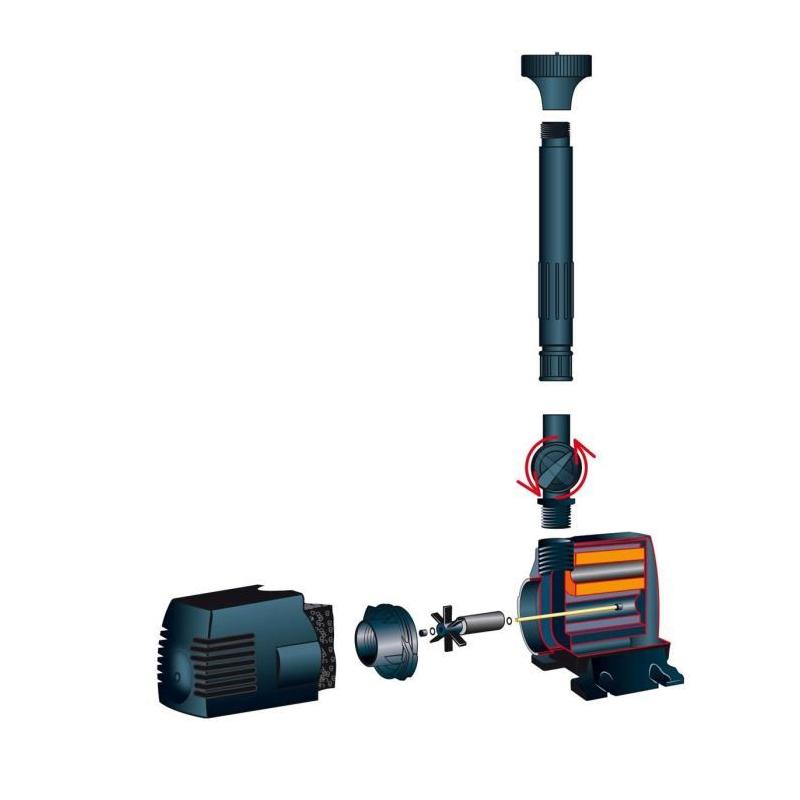 Pompe de fontaine Xtra 1600 pour bassin d'extérieur