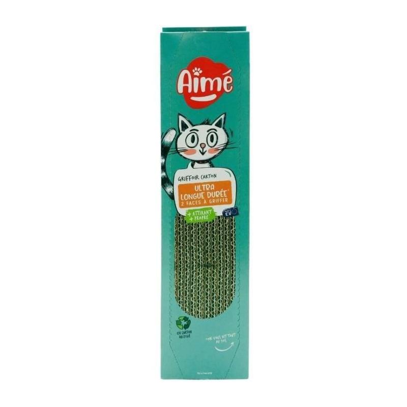 Griffoire en carton AIMÉ pour Chat - Double face Super Résistant et Longue Durée