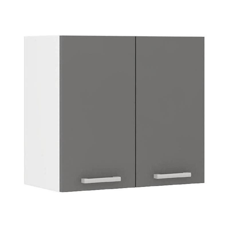 Meuble haut de cuisine 60 cm - Gris | Éléments séparés haut