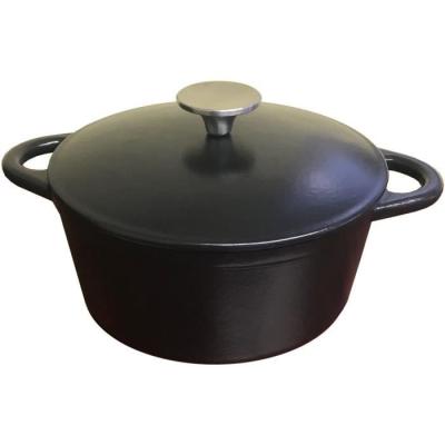 Cocotte en fonte BAUMALU 26 cm - Noir mat