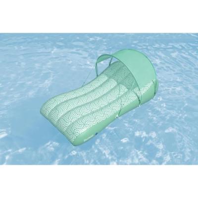 Matelas gonflable de piscine BESTWAY avec auvent - Confort et détente