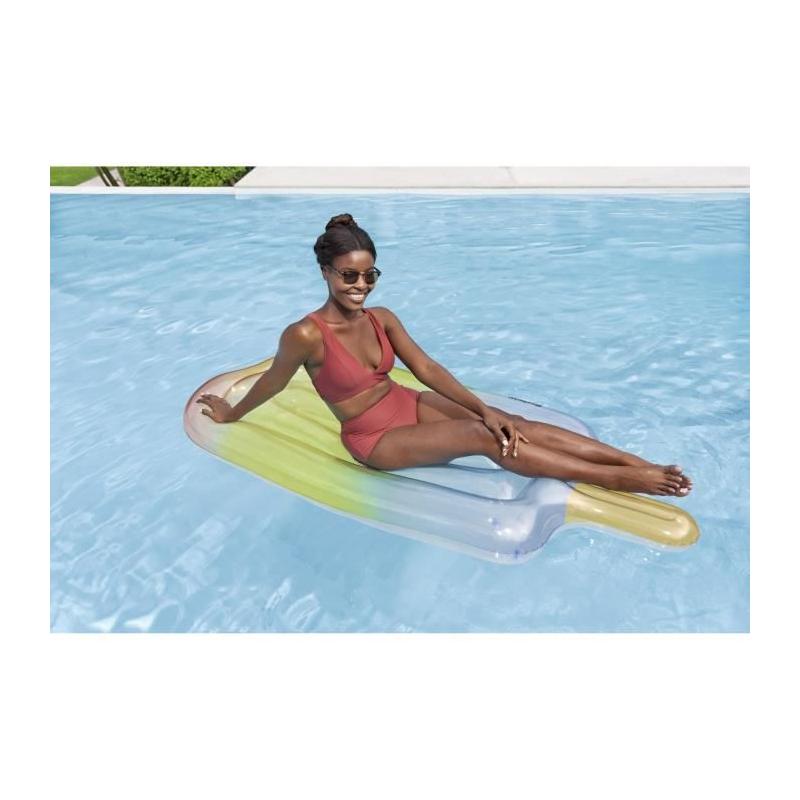 Matelas gonflable de piscine - BESTWAY - Compact et confortable