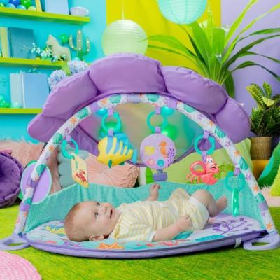 Tapis d'éveil bébé Disney Ariel - Arche musicale et sensorielle