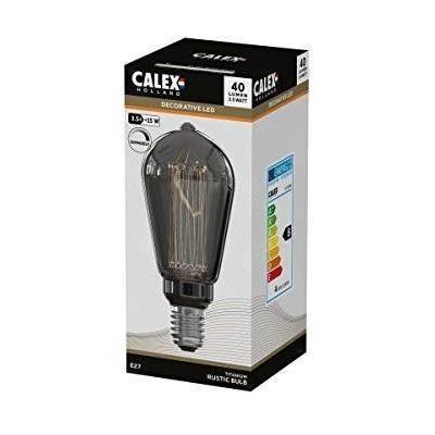 Ampoule LED E27 CALEX GLASSFIBER RUSTIC ST64 - Intensité variable - Titanium