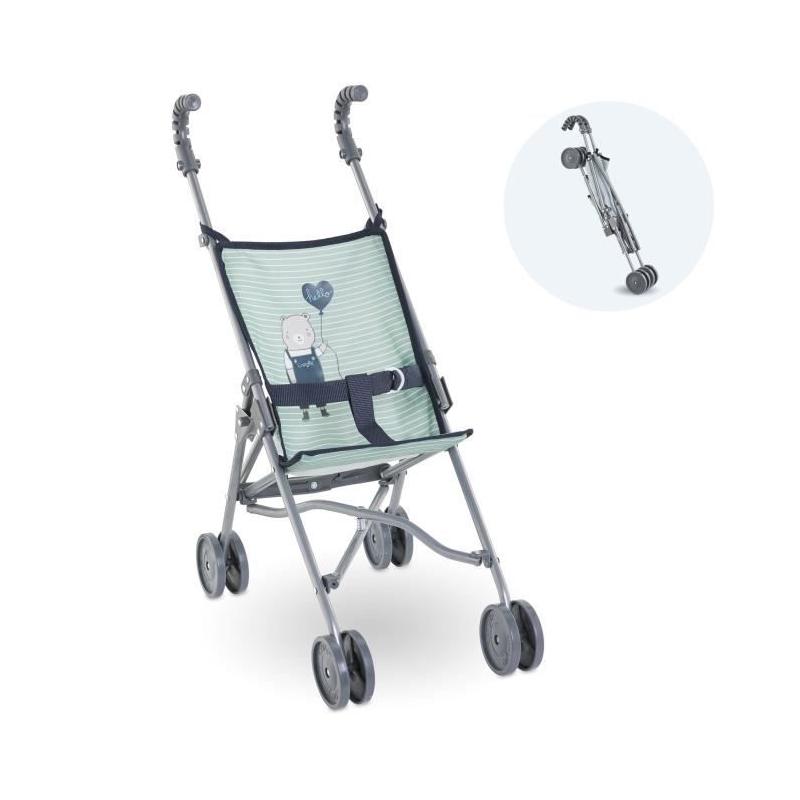 Poussette canne sauge pour poupons COROLLE - Légère et pliable