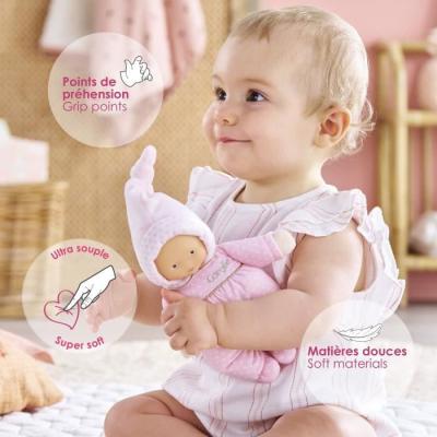 Doudou Corolle Babidoux Réves d'Étoiles 20cm - Idéal dès la naissance