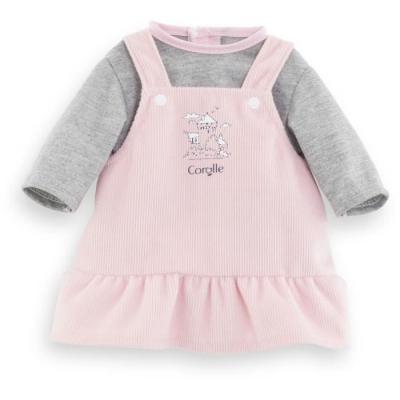 Ensemble Robe et T-Shirt Bords de Loire pour Poupon 30cm