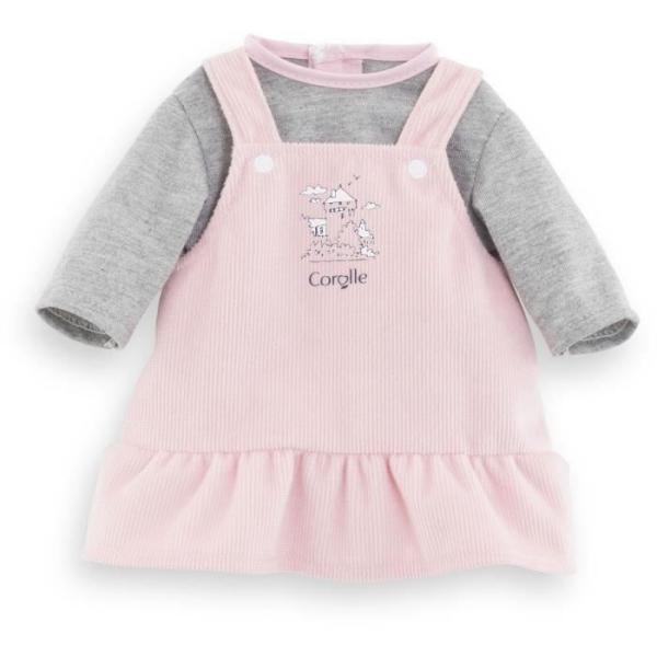 Robe et T-Shirt Bords de Loire - COROLLE - Vetements - Pour Poupon 30cm - Des 18 mois