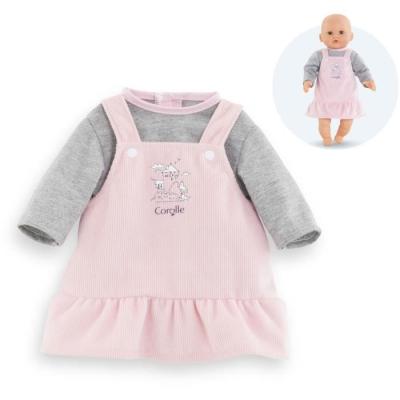 Ensemble Robe et T-Shirt Bords de Loire pour Poupon 30cm