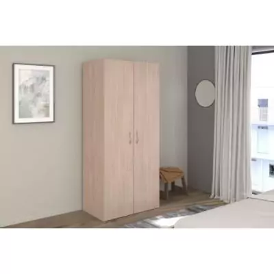 Armoire chambre EASY LIFE Chene 2 portes PARISOT
