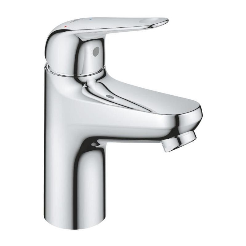 Mitigeur lavabo monocommande GROHE Swift - Chromé - Taille S - Économie d'eau