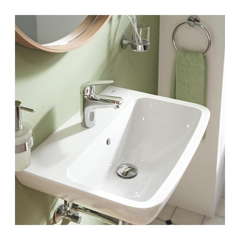 Mitigeur lavabo monocommande GROHE Swift - Chromé - Taille S - Économie d'eau