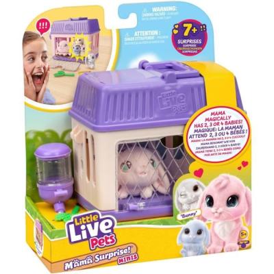 Set de jeu - LITTLE LIVE PETS - Mama Surprise Lapins - Adorables bébés et accessoires