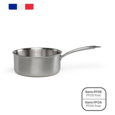 Casserole en acier inoxydable 20cm - LIVOO - Fabriqué en France