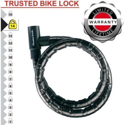 Câble antivol à clé Master Lock 8115EURDPS - Noir