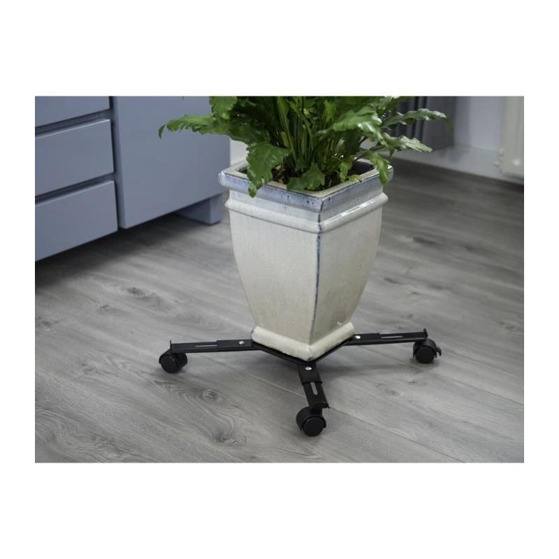 Support de pot roulant extensible - NATURE - 4 branches - 100 kg