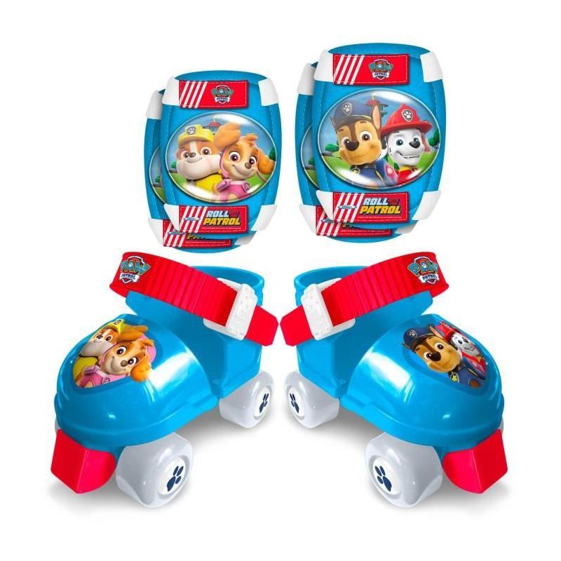 Ensemble Patins à Roulettes et Protections - Taille ajustable - PAT PATROUILLE