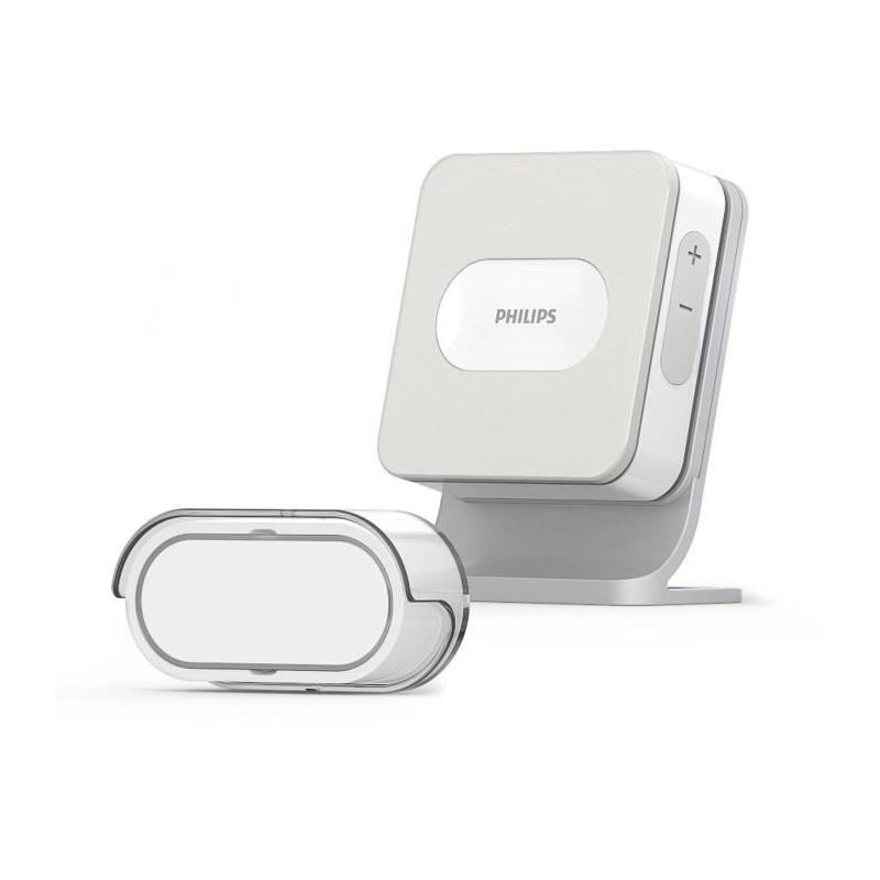 Sonnette sans fil Philips - Welcome Bell 300 Basic - Portée 300m
