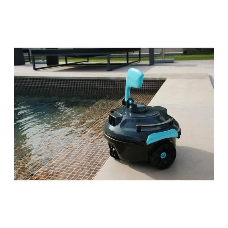 Robot piscine BESTWAY Guppy Gris - Nettoyage automatique