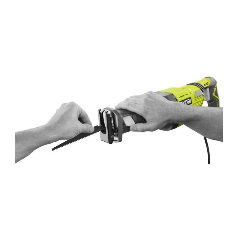 Scie sabre RYOBI 1 200W - 3 000 cp/min - 200 mm bois - anti-vibration