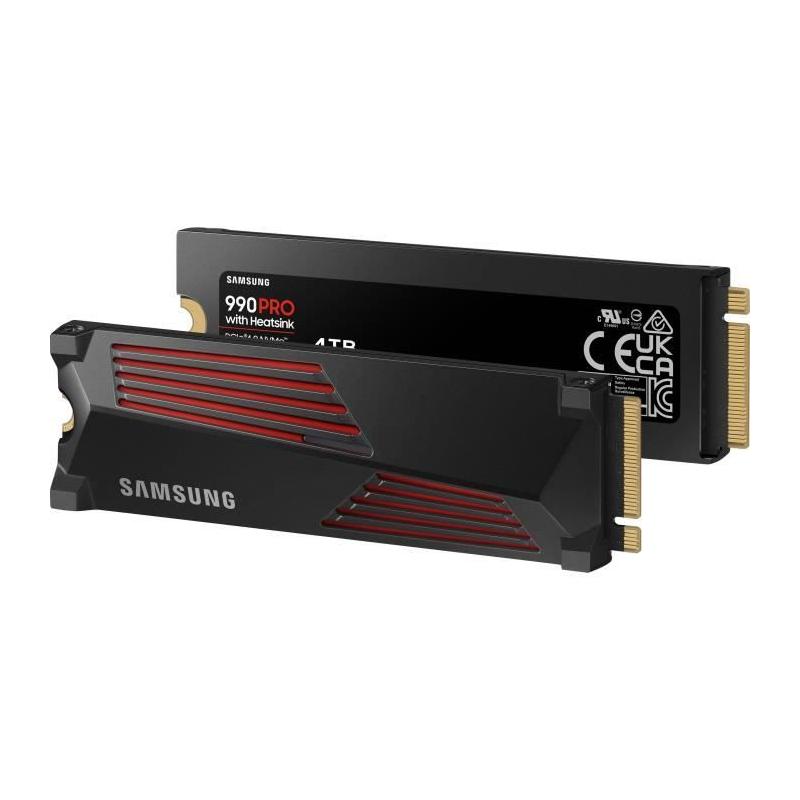 SSD Samsung 990 PRO 4 To avec dissipateur - Performances ultimes