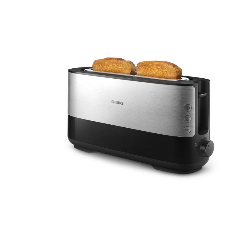 Philips Viva Collection HD2692 90 Grille-pain – fente longue, métal